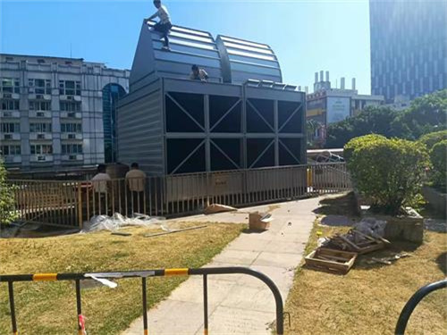 逆流閉式冷卻塔降噪實施方案(閉式冷卻塔噪聲治理),逆流型閉式冷卻塔廠